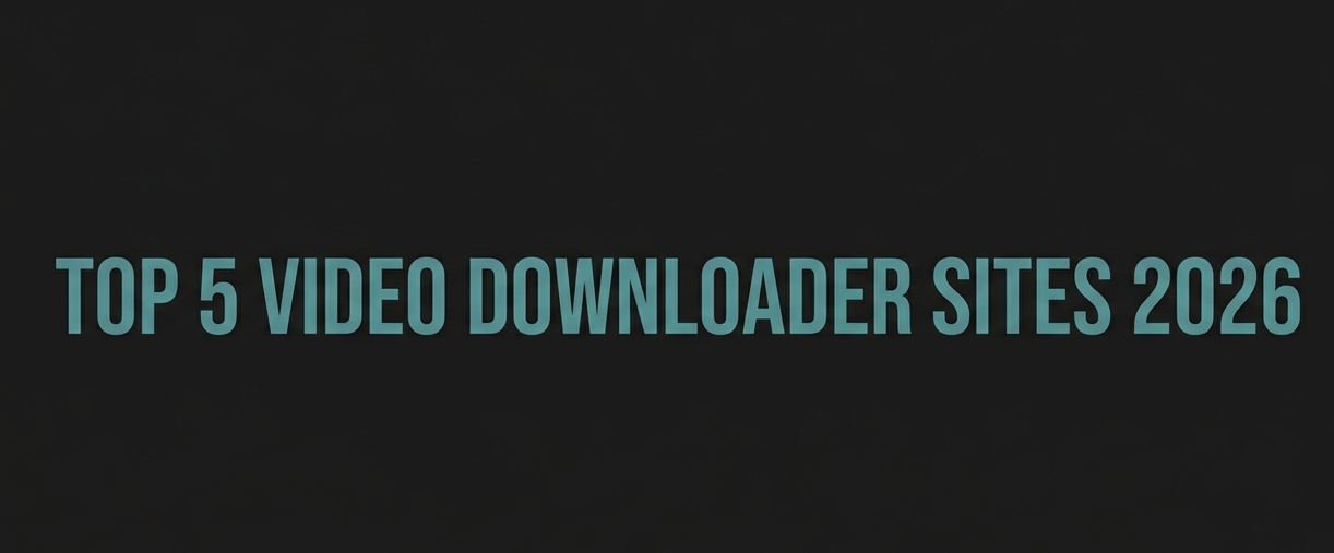 Top 5 websites to download videos online in 2026 — comparison cover